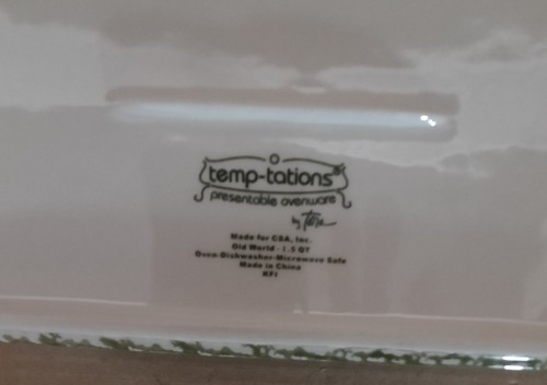 Bakeware Temp-tations Tara Old World Green & Old World Green Poinsettia Assorted - 第 8/72 張圖片