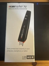 Scanmarker Air Pen Wireless Digital Highlighter Scanning WHITE - New Open Box
