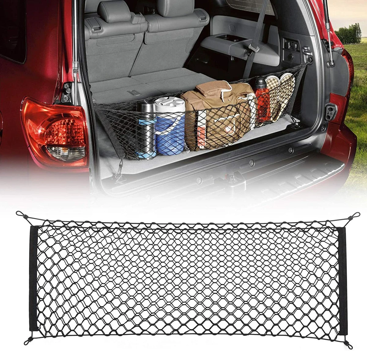 Luggage nets for car boot cheap