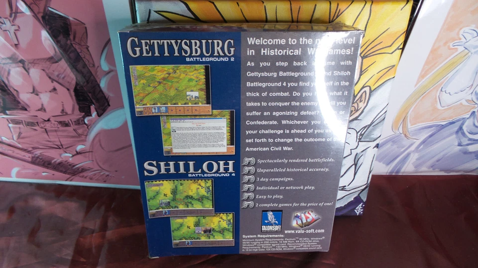 SEALED Great Battles of the American Civil War 2 in 1 PC-CD Rom Game 98/95 NEW - Image 2 of 4