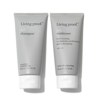 Living Proof Full Shampoo & Conditioner (2 oz) Thick Hair Cleanser Combo Set