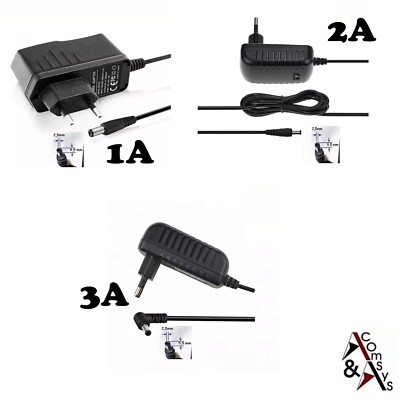 7.5V 1A 2A 3A DC Ampere Gleichspannung Steckernetzteil 5.5*2.5/2.1mm 7.5 Volt