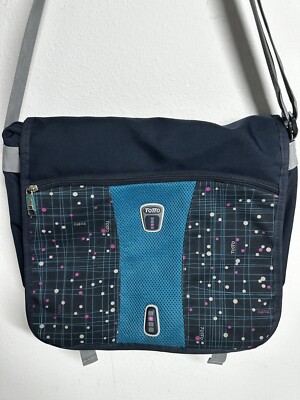 Totto Messenger Colorful Adjustable Full Zip Padded Shoulder
