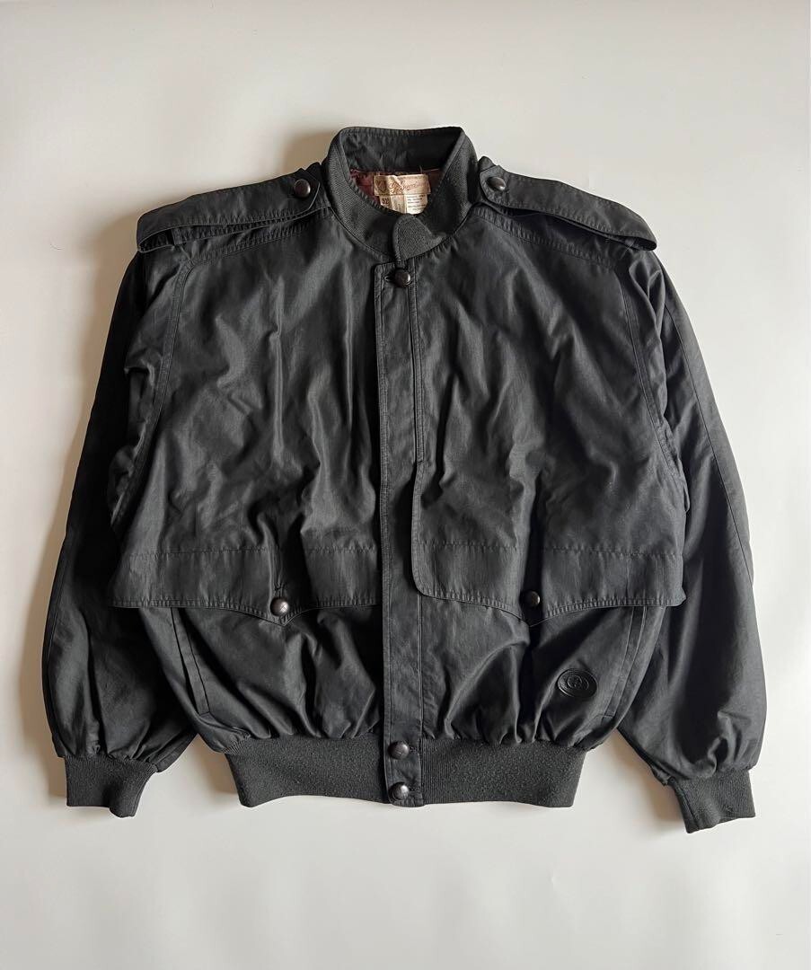 GUCCI 1970s Flight Jacket Size:52 Black Men's | eBay GUCCI 1970s Flight Jacket Size:52 Black Men's | eBay