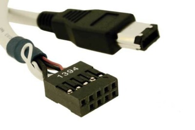 6-Pin Firewire Male Connector to Internal 9-Pin Board Header Cable