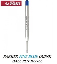 Genuine Parker Refill Ballpen ball point Fine blue quink refills 0.8 mm - loose