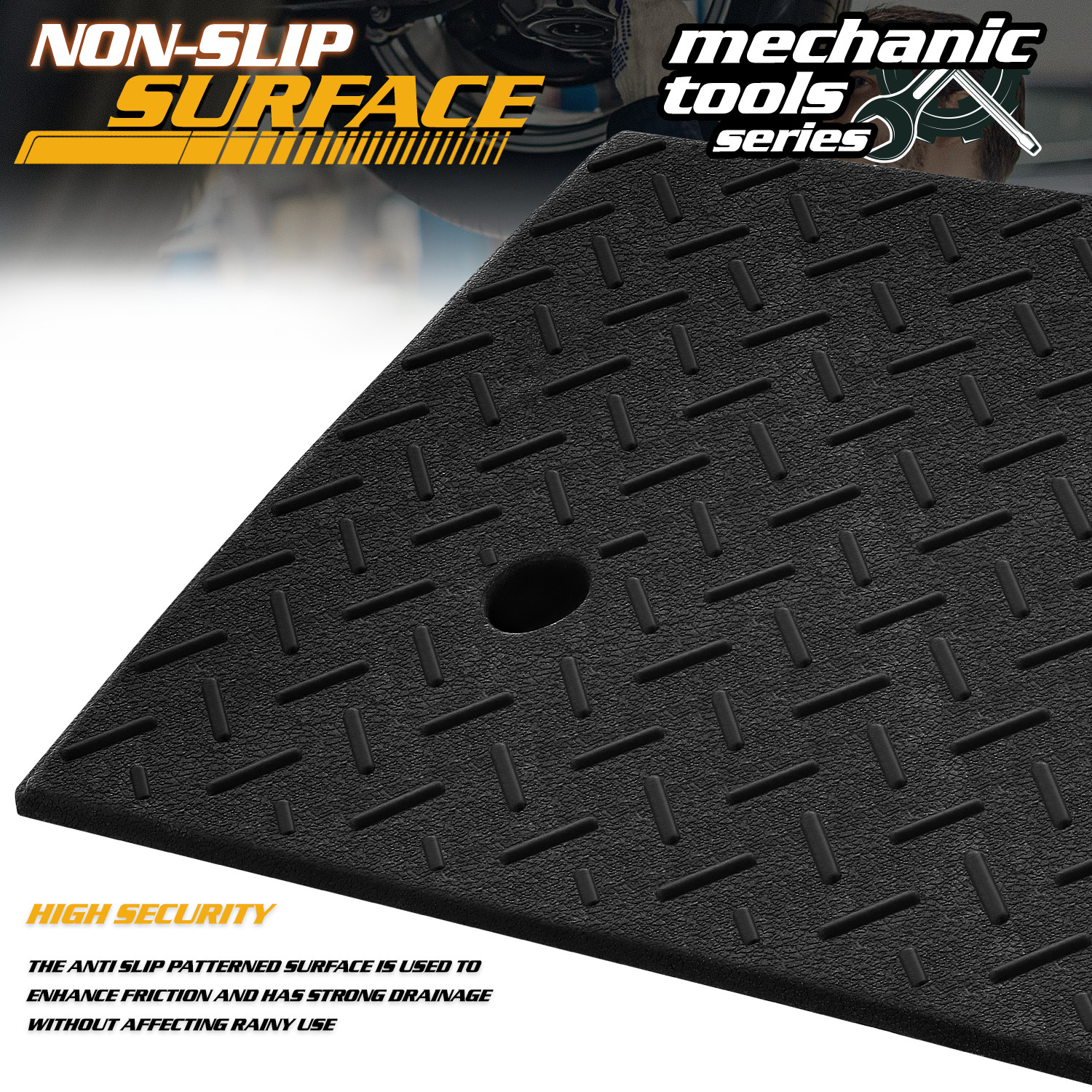 2PCS Low Profile Car Vehicle Maintenance Ramp Truck Oil Changing 4.5" 8800lb GVM