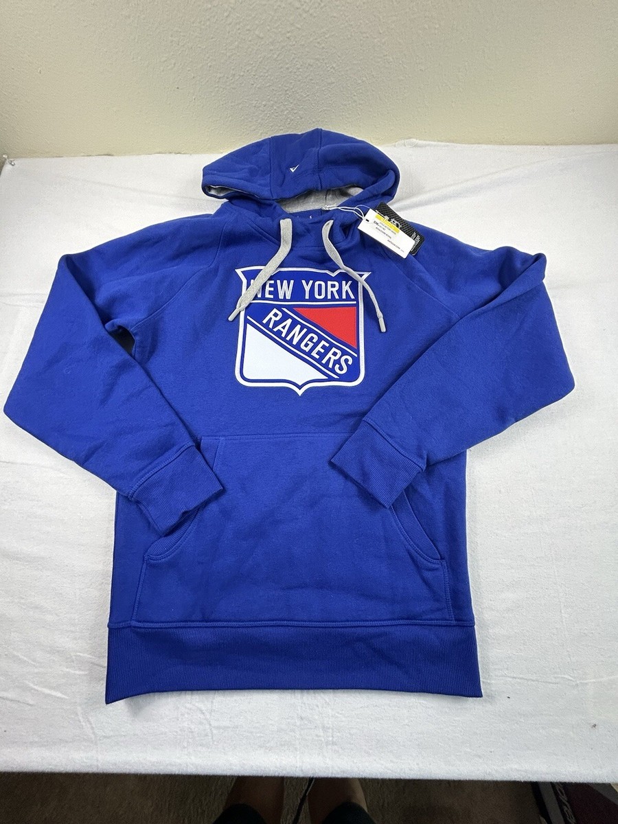 NEW Men's Sm Victory Hood New York Rangers Hoodie Navy Blue