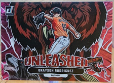 2023 Donruss Grayson Rodriguez Unleashed Pink Fireworks #U15 Baltimore Orioles