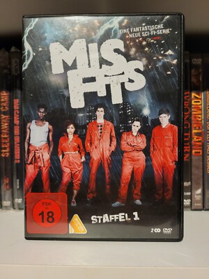Misfits - Staffel 1 DVD (scifi horror action) verkratzt Brittische Serie 