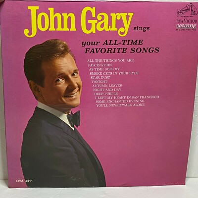 John Gary    Sings Your All-Time Favorite Songs: RCA Victor 1965 Vinyl (Jazz Pop