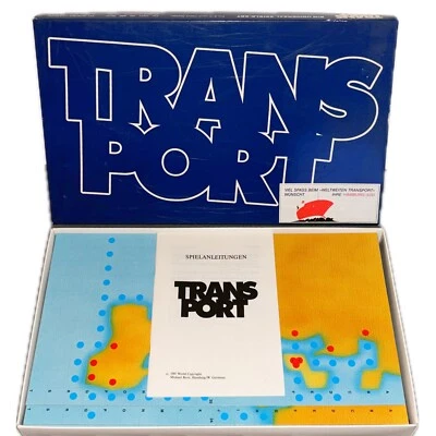 Neu Transport Brettspiel 80er Jahre Wirtschaft Michael Rave Hamburg Handel spiel - Bild 1 von 4