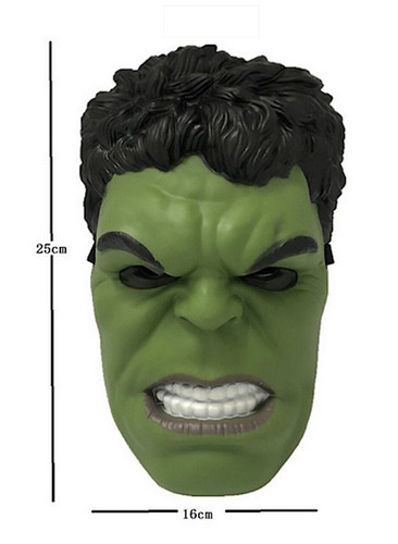 Maschera Vestito Carnevale Bambino Uomo Cosplay Costume Game Simile HULK02 - Foto 7 di 11