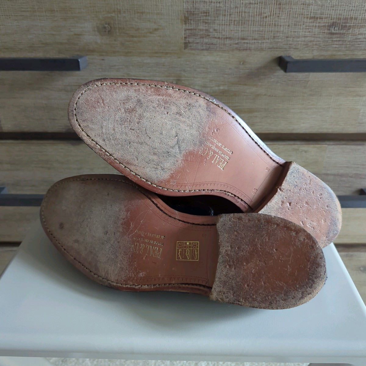 Sz 9.5E - Peal & Co for Brooks Brothers Patent Leather  display picture 1