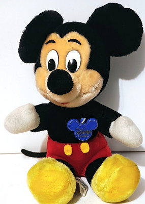 Vintage Disney Original Mickey Mouse 10'' Plush Walt Disney World Stuffed