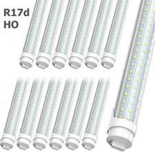 12pcs 8FT LED Shop Light Bulbs R17d/HO T8 90W Garage 8 ft F96T12 LED Tube Lights