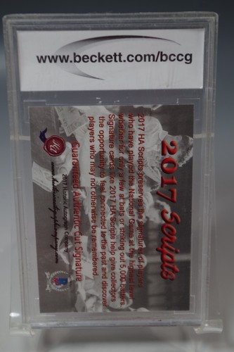 Mike Linskey 2017 historische Autogramme Skripte Auto Orioles Beckett bewertet - Bild 3 von 3
