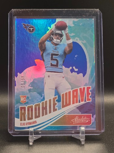 2025 Panini Absolute Elic Ayomanor Spectrum Blue (RAW)