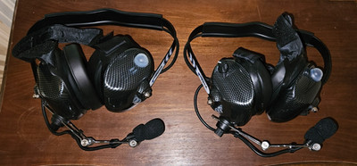 Rugged Radios H41 Carbon Fiber Racing Radios 2 Way Headset BTH Set of 2