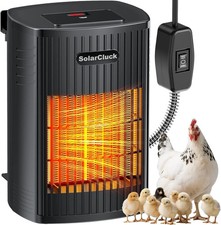Smart Chicken Coop Heater With Thermostat, 600W/300W Winter Chicken Heater for I