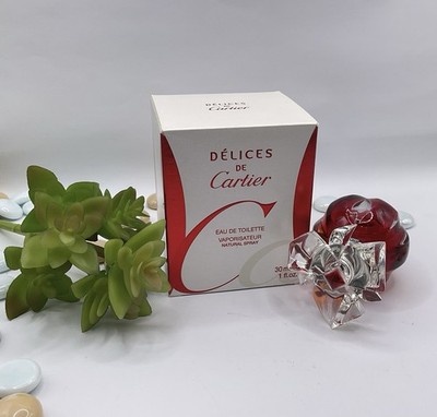 Delices De Cartier 1 oz/30 ML Eau De Toilette Spray BY CARTIER FOR WOMEN VINTAGE