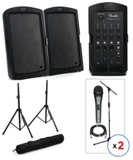 Fender Passport Conference S2 Portable PA System 2 Person Bundle