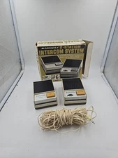 Vintage Radio Shack Archer 2-Station Intercom System Not Tested  For Parts 