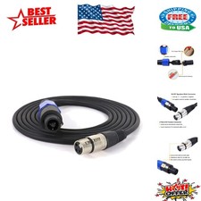 10Ft Speakon to XLR Female Cable - Audio Connection for Professionals