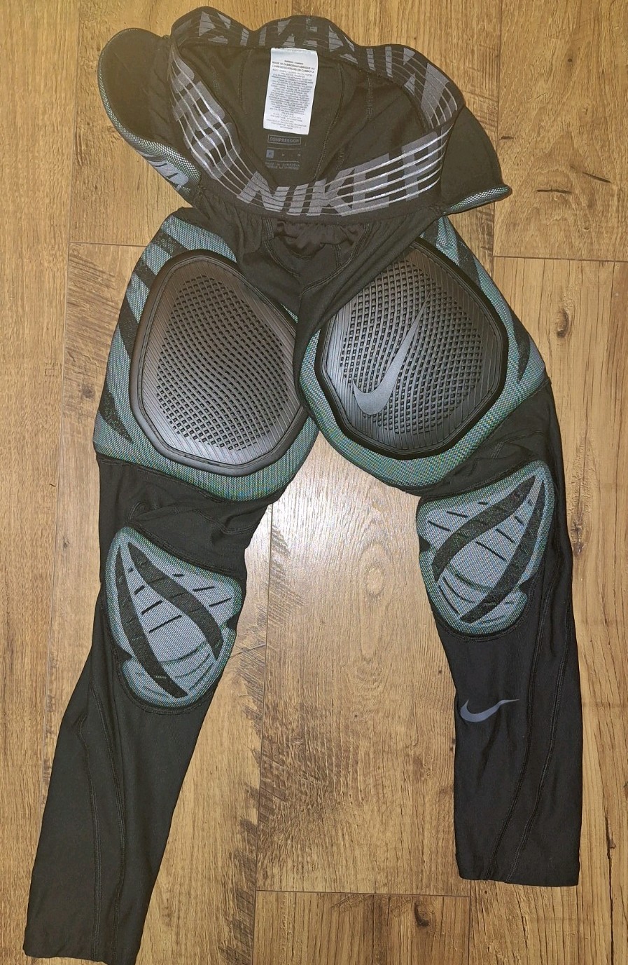 Nike Pro Hyperstrong Padded Compression Pants Men… - image 1