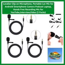 Affordable Lavalier Microphone Set for Easy Recording with Smartphones  Laptops