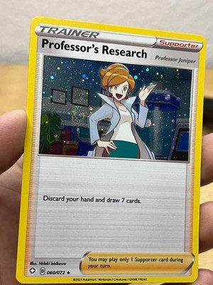 Shining Fates Professor's Research 060/072 Rare Pokemon (Cosmos Holo Swirl) NM/M