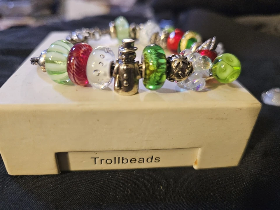 Pulsera de Navidad TrollBeads para mujer - plata de ley Foto 2 de 4