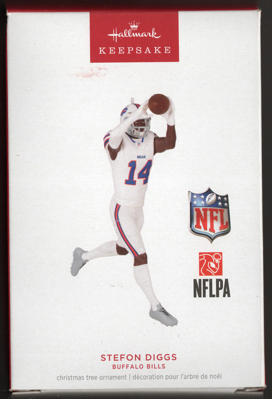 Hallmark Stefon Diggs - Buffalo Bills - NFL Legends Keepsake Ornament 2024