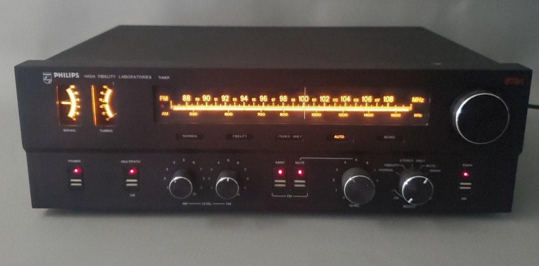 RARE VINTAGE Philips HiFi Laboratories Stereo Tuner 6731 AH6731