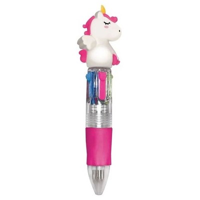 Legami Mini-4-Farb-Kugelschreiber - Mini Magic Rainbow - Einhorn