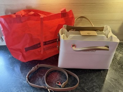 MARIO VALENTINO DAMEN TASCHE / HANDTASCHE   Alexia Handtasche bian /  cuoi  