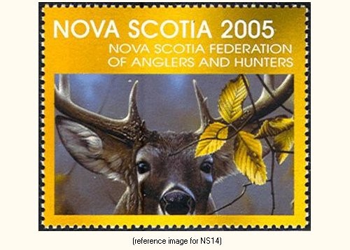 D2K Canada(Nova Scotia) 2005 $6 Habitat (deer) - Picture 1 of 1