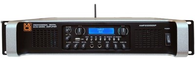 MR DJ AMP2000DSP Class AB 2-Channel 2000W Rackmount PA/DJ Power Amplifier DSP