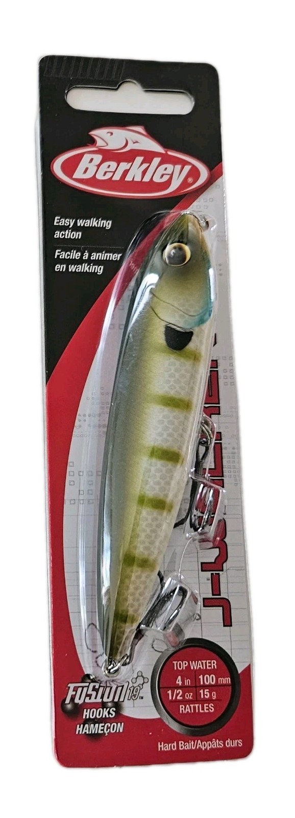 (Set of 5) Berkley J-Walker 100 Topwater Lures 1/2 oz, 4" 5 Colors In Set New - Image 13