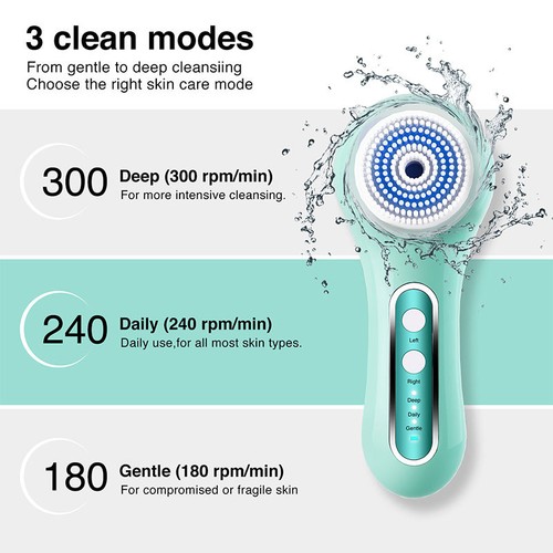 Portable Electric Makeup Remover Blackhead Remover Facial Cleanser With 5 Heads - Picture 7 of 19