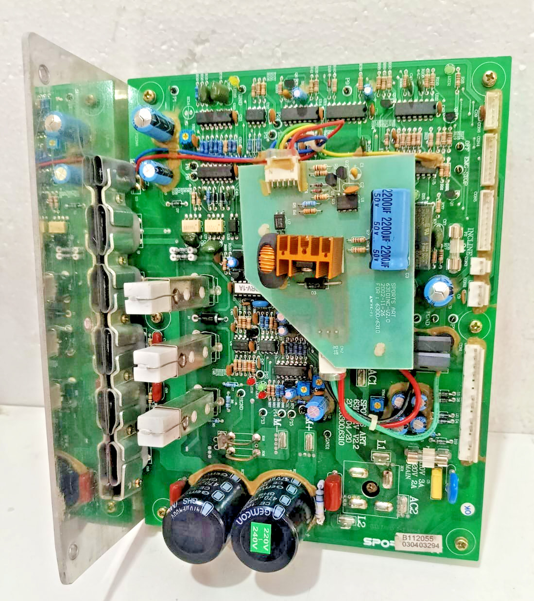 SPORT ART TAPIS ROULANT CONTROL DRIVER BOARD (PCB) 6300.6310 (SPEDIZIONE GRAT... foto 2