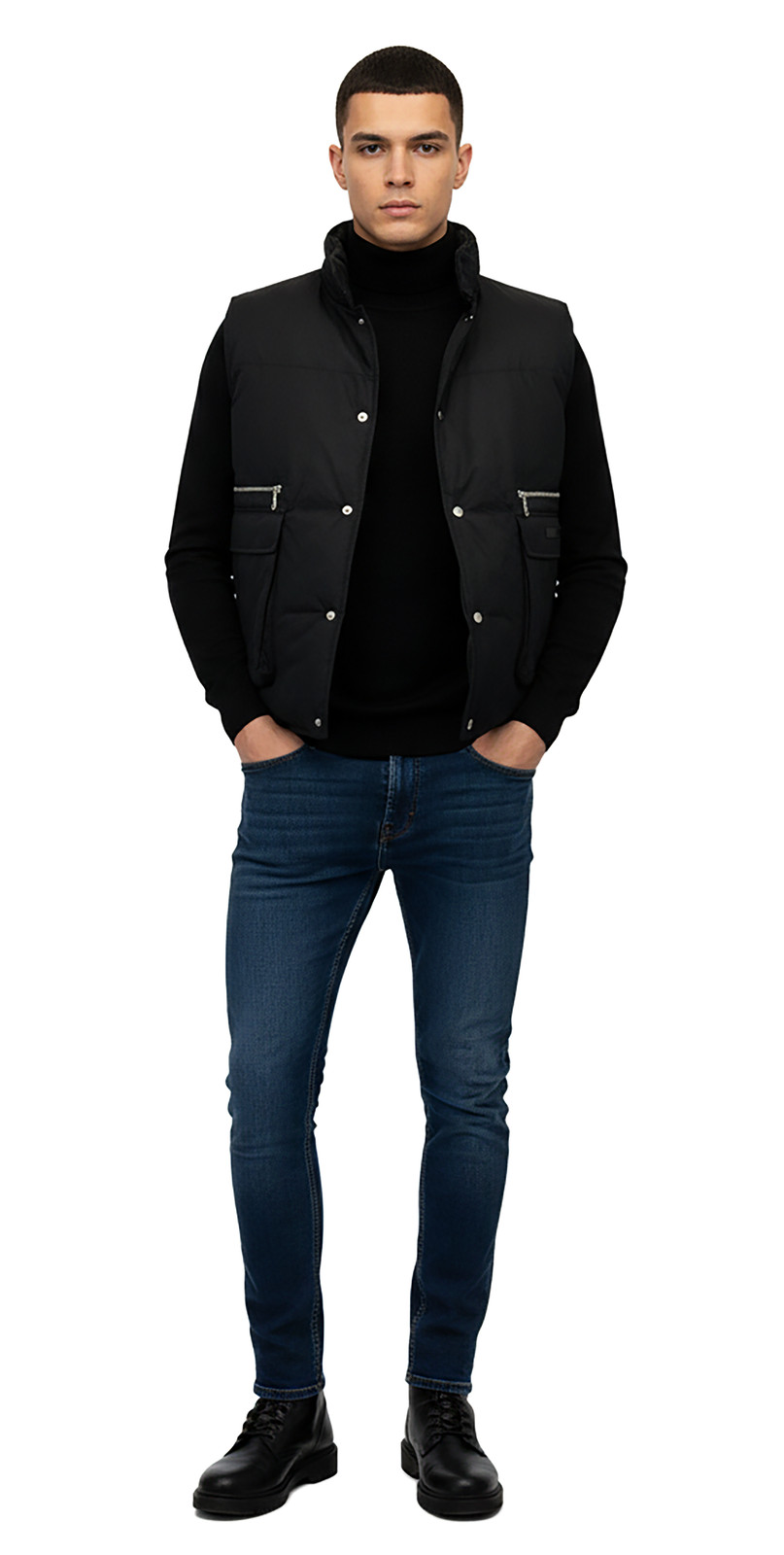 Черная куртка без рукавов GianFranco Ferre X-large Nero Black 9490₽