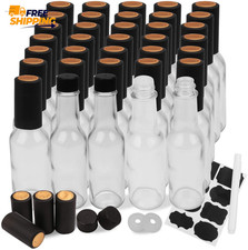 35 Pack 5Oz Hot Sauce Bottles with Lids,Glass...