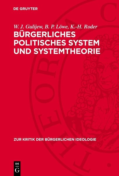 BüRgerliches Politisches System Und Systemtheorie W. J. Gulijew-image