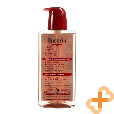 EUCERIN Duschgel und Öl PH5 Für Trockene Empfindliche Haut 400 ml Sanft Reinigt
