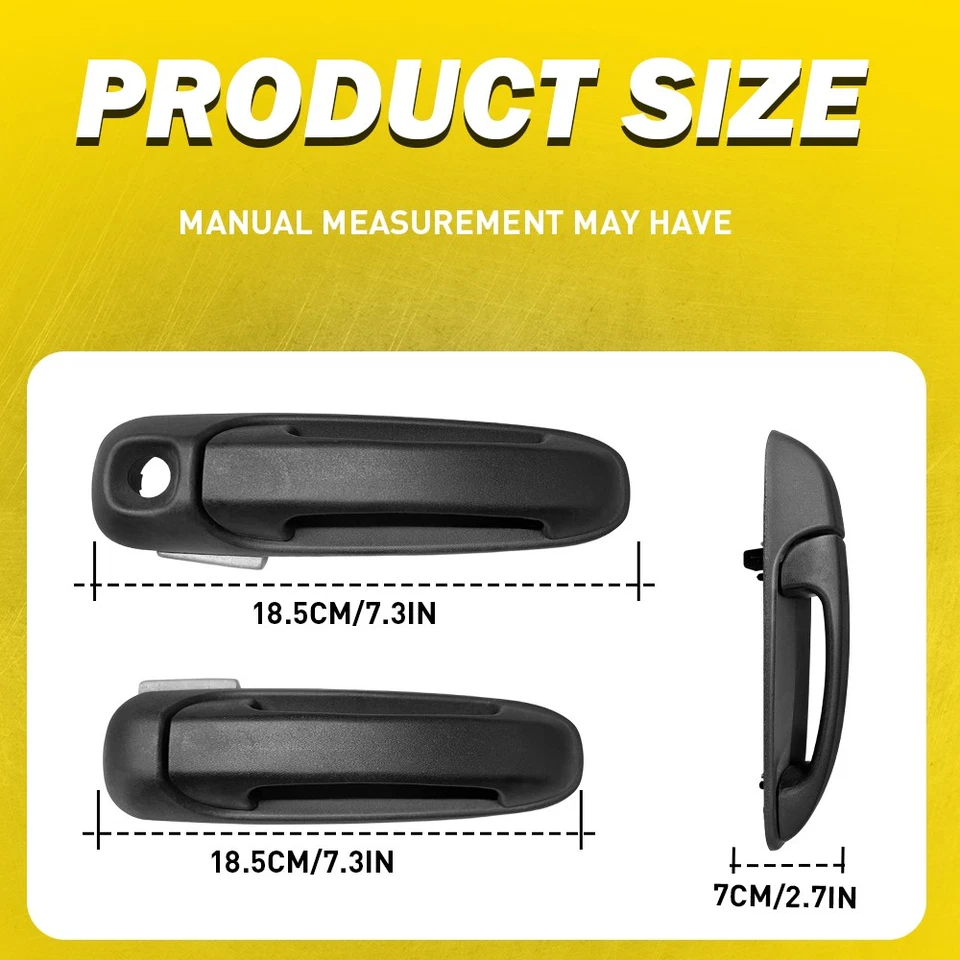 Juego de 4 manijas de puerta exteriores delanteras traseras para Dodge Ram 2500 1500 3500 FDH010030 Foto 4 de 4