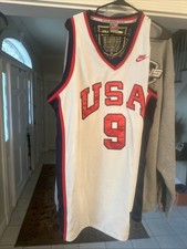 Vintage Nike Michael Jordan 90s Dream Team USA Olympic Basketball Jersey Size XL