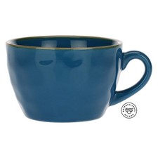 Große Tasse XXL Frühstückstasse Becher Kaffeetasse Concerto Blau 420 ml