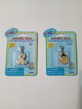 GANZ Webkinz Collectible 2 Charms Polar Bear,Ms.Birdy Cameo 2007