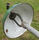 Vintage Industrial Service Station Lights - Stonco 20" diameter